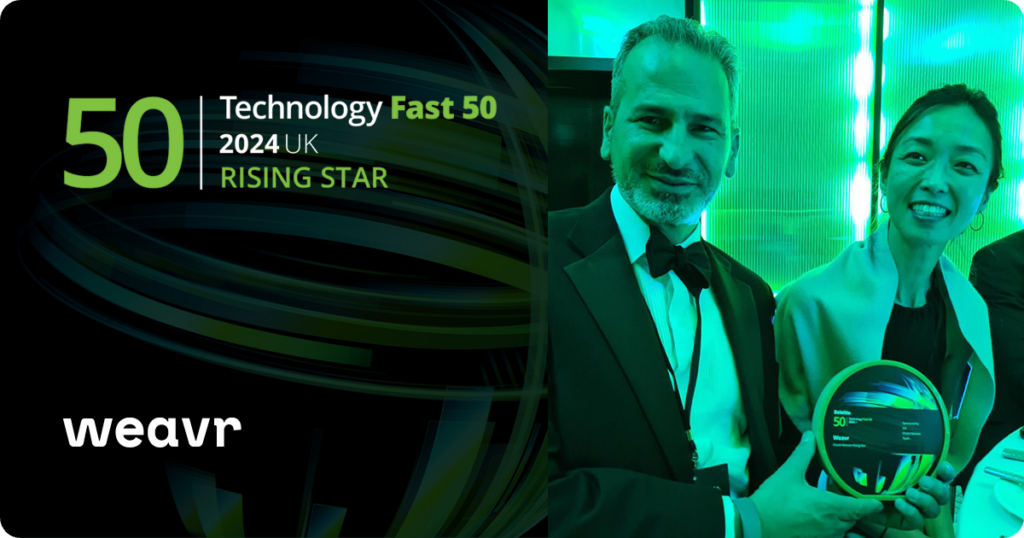 Weavr Rising Star UK Tech Fast 50