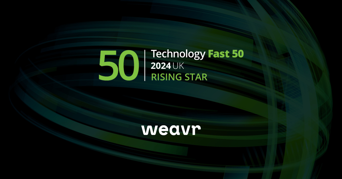 Weavr Rising Star UK Tech Fast 50